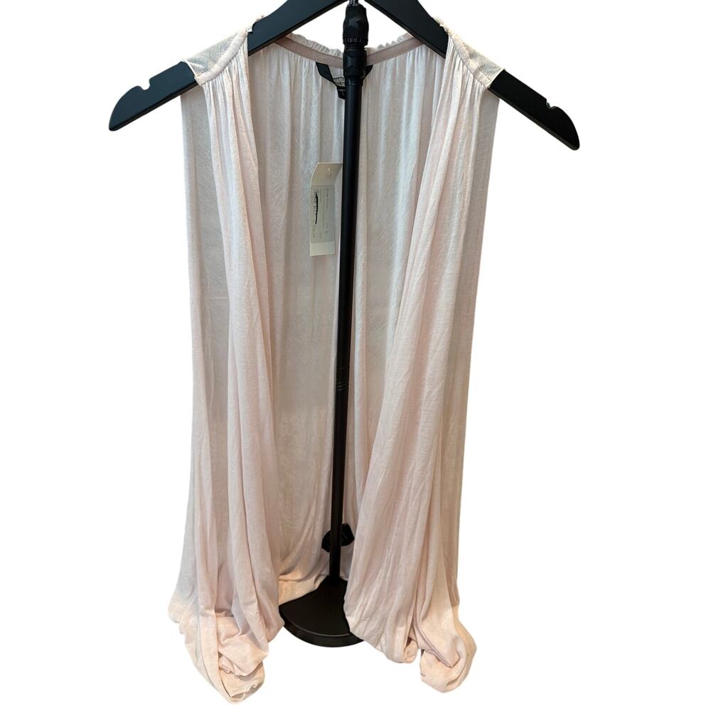 Vintage Rozae Nichols NWT Blush Pink Cashmere Cocoon Cardigan Large